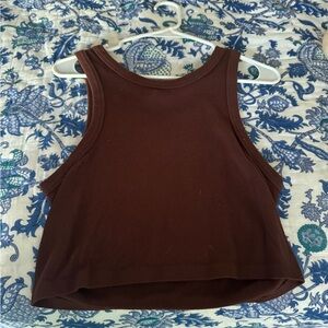 H&M Dark Brown Tank Top